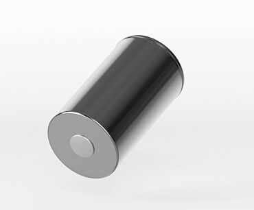Испытание батареи на фирме ZwickRoell: цилиндрическая литий-тяговая батарея